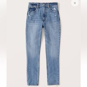 Abercrombie High Rise Skinny Ankle Jean Medium wash 27 waist size 4